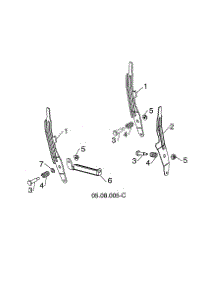 Lever Control Speed / Deflector / Chute Rot parts for Poulan Gas Snowblower PR271-96192009102 from AppliancePartsPros.com