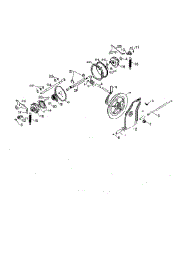 Drive parts for Poulan Gas Snowblower PR300-96192007104 from AppliancePartsPros.com