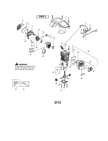 Shield / Cylinder / Crankshaft parts for Poulan Gas Chainsaw PR4218 TYPE 1 from AppliancePartsPros.com