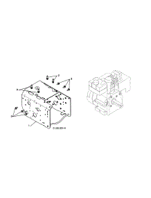 Engine parts for Poulan Gas Snowblower PR624ES-96192002900 from AppliancePartsPros.com
