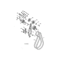 Impeller & Traction Belts parts for Poulan Gas Snowblower PR624ES-96192002900 from AppliancePartsPros.com