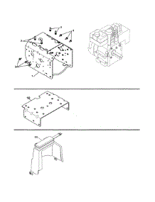 Engine / Mounting Plate / Cover parts for Poulan Gas Snowblower PR624ES-96192002901 from AppliancePartsPros.com