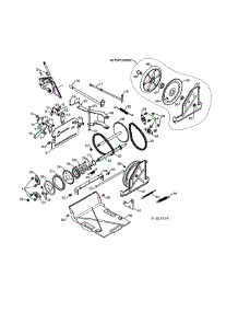 Drive parts for Poulan Gas Snowblower PR624ES-96192003700 from AppliancePartsPros.com