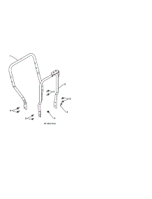 Lower Handle parts for Poulan Gas Snowblower PR624ES-96192003701 from AppliancePartsPros.com