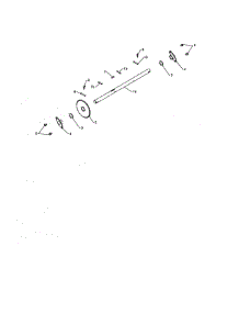 Axle parts for Poulan Gas Snowblower PR624ES-96192003702 from AppliancePartsPros.com