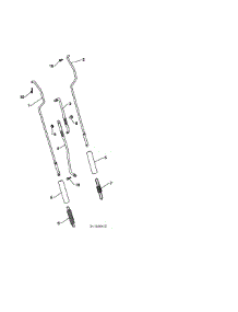 Impeller & Traction Rods parts for Poulan Gas Snowblower PR624ES-96198004300 from AppliancePartsPros.com