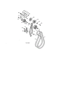 Impeller & Traction Belts parts for Poulan Gas Snowblower PR624ES-96198004300 from AppliancePartsPros.com