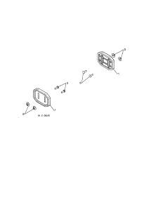 Plate Skid parts for Poulan Gas Snowblower PR624ES-96198004301 from AppliancePartsPros.com