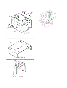Engine / Mounting Plate / Cover parts for Poulan Gas Snowblower PR624ES-96198004301 from AppliancePartsPros.com