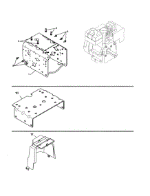 Engine / Mounting Plate / Cover parts for Poulan Gas Snowblower PR624ES-96198004600 from AppliancePartsPros.com