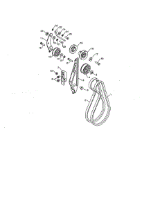 Impeller & Traction Belts parts for Poulan Gas Snowblower PR624ES-96198004600 from AppliancePartsPros.com