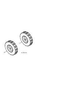 Wheels parts for Poulan Gas Snowblower PR624ES-96198004601 from AppliancePartsPros.com