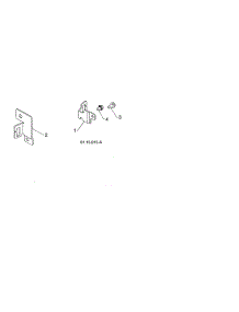 Cable Brackets parts for Poulan Gas Snowblower PR624ES-96198004601 from AppliancePartsPros.com