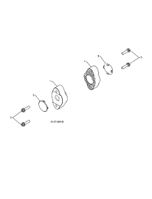 Auger Bearing parts for Poulan Gas Snowblower PR624ES-96198004603 from AppliancePartsPros.com