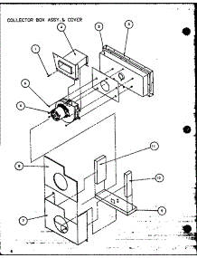 Collector Box Assy. & Cover (Spcg240451a / P1105901c) (Spcg240701a / P1105902c) (Spcg240901a / P1105903c) (Spcg300451a / P1105904c) (Spcg300701a / P1105905c) (Spcg300901a / P1105906c) parts for Amana Air Handler PRC3A/P9850401C from AppliancePartsPros.com