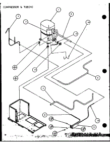 Compressor & Tubing (Spcg240451a / P1105901c) (Spcg240701a / P1105902c) (Spcg240901a / P1105903c) (Spcg300451a / P1105904c) (Spcg300701a / P1105905c) (Spcg300901a / P1105906c) parts for Amana Air Handler PRC3A/P9850401C from AppliancePartsPros.com