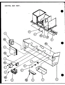 Control Box Assy. (Spcg240451a / P1105901c) (Spcg240701a / P1105902c) (Spcg240901a / P1105903c) (Spcg300451a / P1105904c) (Spcg300701a / P1105905c) (Spcg300901a / P1105906c) parts for Amana Air Handler PRC3A/P9850401C from AppliancePartsPros.com