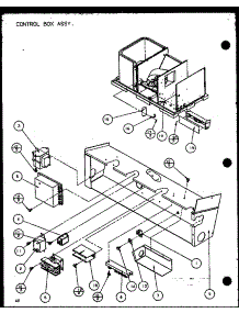 Control Box Assy. (Spcg360451a / P1105907c) (Spcg360453a / P1105908c) (Spcg360701a / P1105909c) (Spcg360703a / P1105910c) (Spcg360901a / P1105911c) (Spcg360903a / P1105912c) (Pece3a / P9850501c) (Prc3a / P9850401c) (Fadm3a / P9851001c) (Fads3a / P9850701c) parts for Amana Air Handler PRC3A/P9850401C from AppliancePartsPros.com