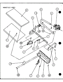 Manifold Assy. (Spcg420901a / P1106001c) (Spcg420903a / P1106002c) (Spcg421151a / P1106003c) (Spcg421153a / P1106004c) (Spcg480901a / P1106005c) (Spcg480903a / P1106006c) (Spcg481151a / P1106007c) (Spcg481153a / P1106008c) (Spcg481351a / P1106009c) (Spcg481353a / P1106010c) parts for Amana Air Handler PRC3A/P9850402C from AppliancePartsPros.com