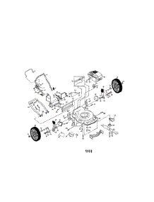 Power Propelled Rotary Lawnmower parts for Poulan Gas Walk-Behind Mower PRC6Y22CHA-2000 from AppliancePartsPros.com