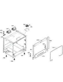 Cabinet Assy parts for Thermador Range PRD304GHU/03 from AppliancePartsPros.com