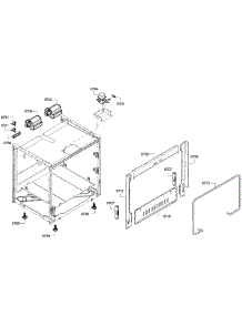 Cabinet Assy parts for Thermador Range PRD304GHU/05 from AppliancePartsPros.com
