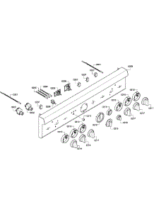 Control Panel parts for Thermador Range PRD366GHU/04 from AppliancePartsPros.com
