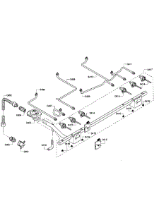 Manifold Assy parts for Thermador Range PRD366GHU/04 from AppliancePartsPros.com
