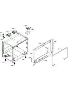Cabinet Assy parts for Thermador Range PRD366GHU/04 from AppliancePartsPros.com