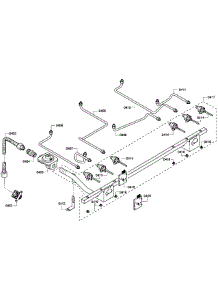 Manifold Assy parts for Thermador Range PRD366GHU/08 from AppliancePartsPros.com