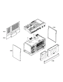 Outside Parts parts for Thermador Range PRD484ECG02 from AppliancePartsPros.com