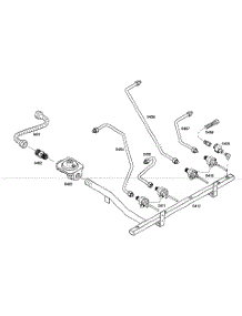 Gas Supply parts for Thermador Range PRD484ECG02 from AppliancePartsPros.com