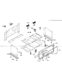 Mounting Assy parts for Thermador Range PRD484ECG02 from AppliancePartsPros.com