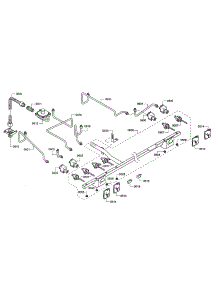 Manifold / Valve parts for Thermador Range PRD48JDSGU/02 from AppliancePartsPros.com