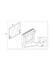 Door parts for Thermador Range PRD48JDSGU/02 from AppliancePartsPros.com
