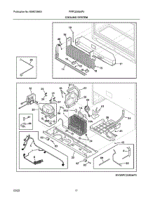 Cooling System parts for Frigidaire Bottom-Mount Refrigerator PRFC2383AF3 from AppliancePartsPros.com
