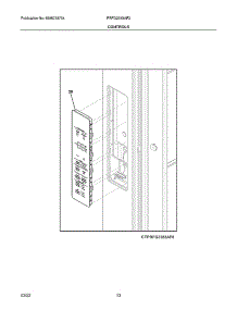 Controls parts for Frigidaire Bottom-Mount Refrigerator PRFG2383AF2 from AppliancePartsPros.com