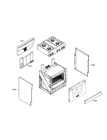 Cabinet Parts parts for Thermador Gas Range PRG304EH01 from AppliancePartsPros.com