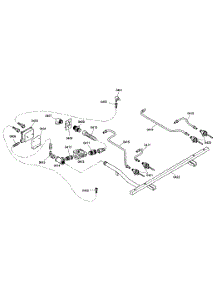 Connections parts for Thermador Gas Range PRG304EH01 from AppliancePartsPros.com