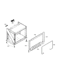 Oven Cabinet Parts parts for Thermador Gas Range PRG304EH01 from AppliancePartsPros.com