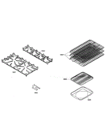 Grates / Racks parts for Thermador Gas Range PRG304EH01 from AppliancePartsPros.com