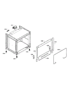 Frame Assy parts for Thermador Gas Range PRG304GH/01 from AppliancePartsPros.com