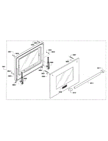 Door Assy parts for Thermador Gas Range PRG304GH/01 from AppliancePartsPros.com