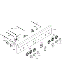 Control Panel parts for Thermador Gas Range PRG364ELH01 from AppliancePartsPros.com