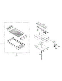 Grille parts for Thermador Gas Range PRG364ELH01 from AppliancePartsPros.com