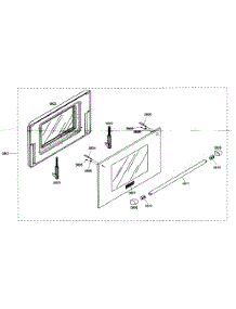 Oven Door parts for Thermador Gas Range PRG366EH01 from AppliancePartsPros.com
