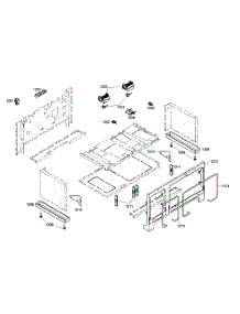 Cabinet Parts parts for Thermador Gas Range PRG484ECG02 from AppliancePartsPros.com