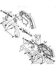 Handle Assemblies parts for Mcculloch Chainsaw PRO MAC 320 600021-03 from AppliancePartsPros.com