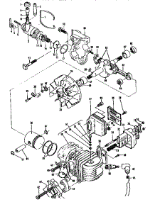 Power Head Assembly parts for Mcculloch Chainsaw PRO MAC 330 600043-05 from AppliancePartsPros.com