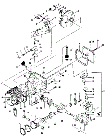 Figure 6 Powerhead Assembly parts for Mcculloch Chainsaw PRO MAC 4300 MODEL 600116-05 from AppliancePartsPros.com